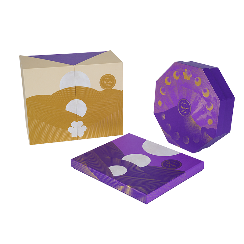 Hộp đóng gói sô cô la hai cửa cứng nhắc