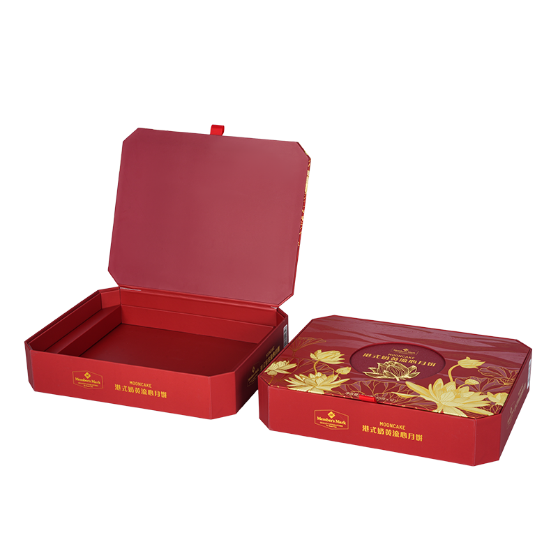 Hộp đóng gói bánh đôi cửa cứng