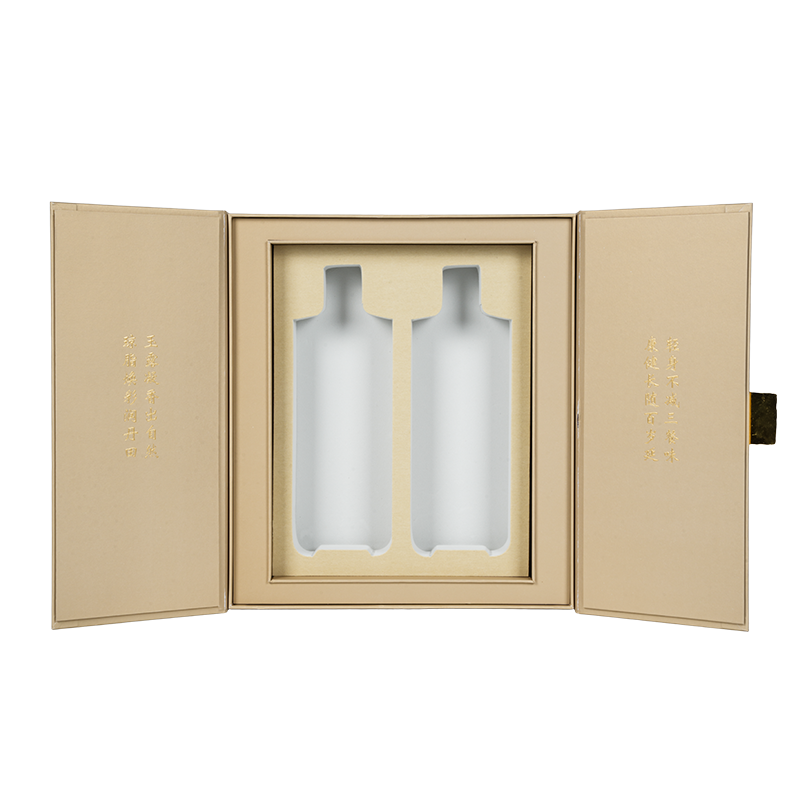 Hộp quà tặng dầu ăn hai cửa cứng nhắc