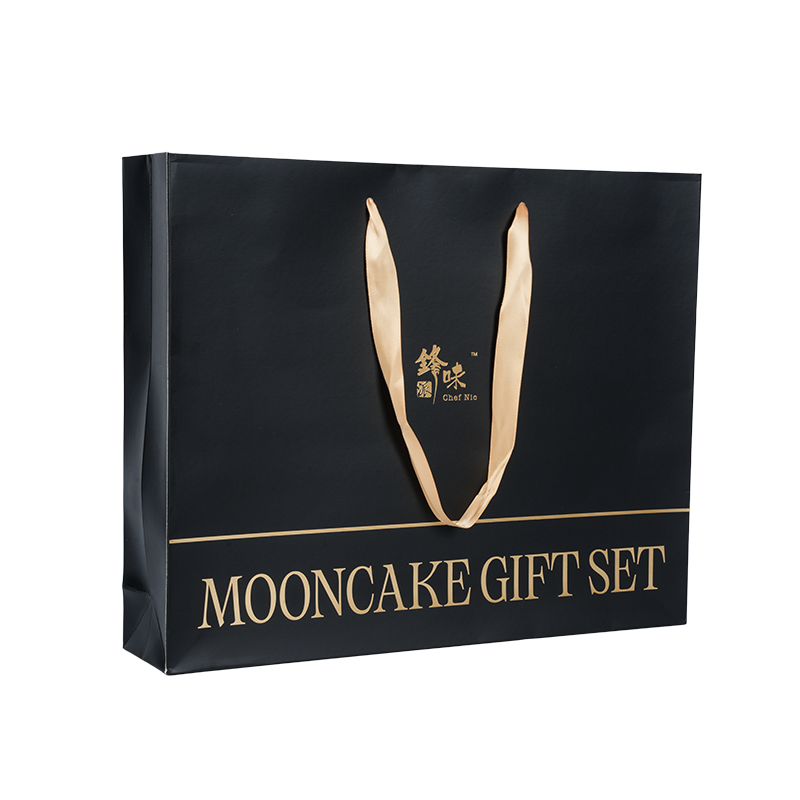 Túi đựng bánh kraft/giấy bìa cứng màu trắng có tay cầm chống nước