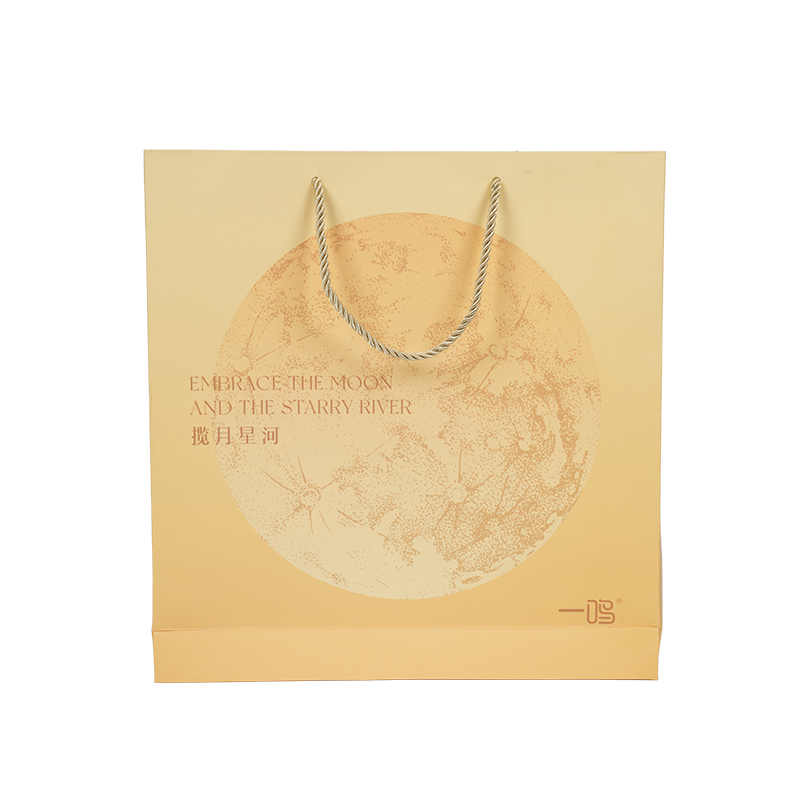 Túi đựng bánh kraft/giấy bìa cứng màu trắng có tay cầm chống nước