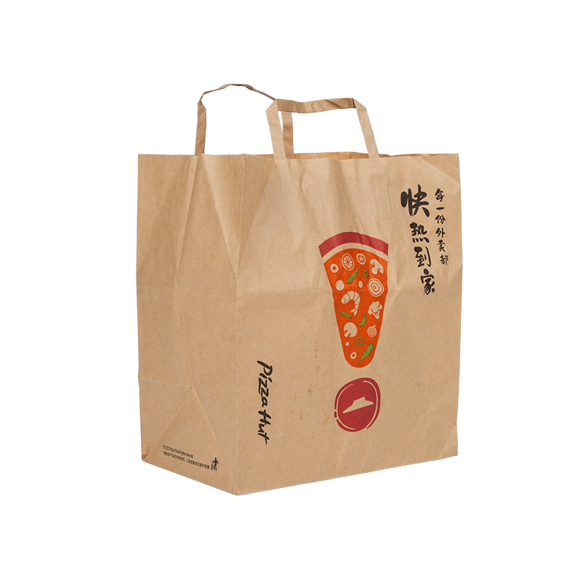 Túi đựng bánh kraft/giấy bìa cứng màu trắng có tay cầm chống nước