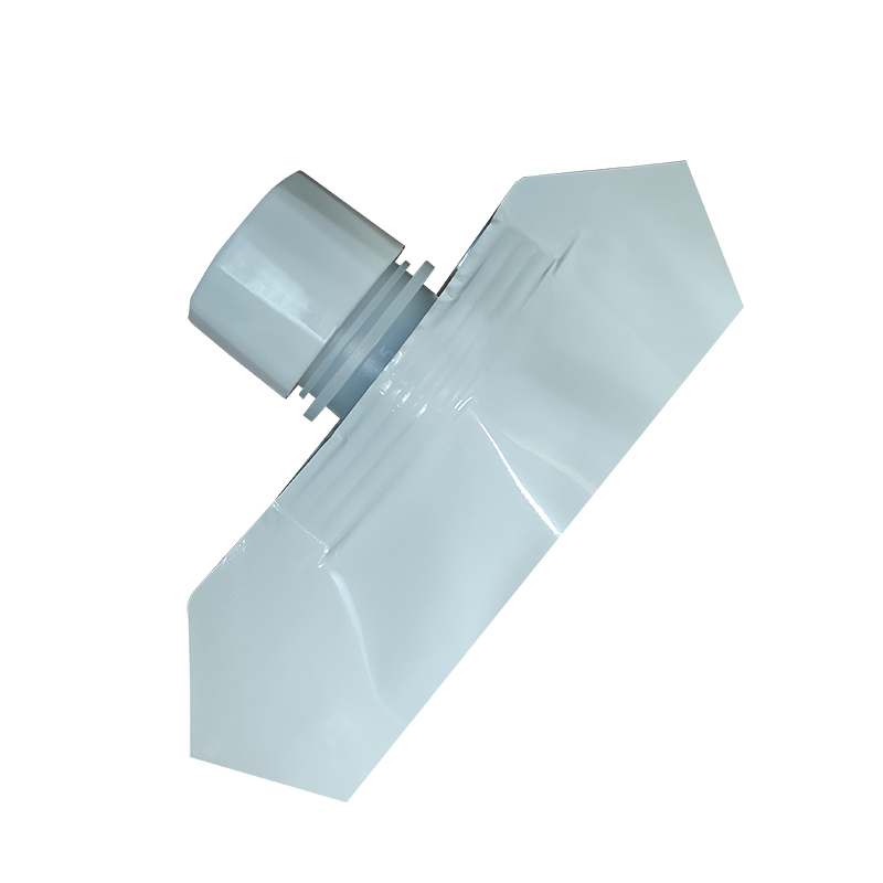 Túi dạng xoáy Solo Top - túi đứng màu trắng mờ