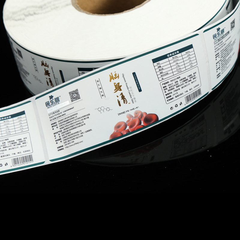 Nhãn tự dính cho thực phẩm bổ sung sức khỏe