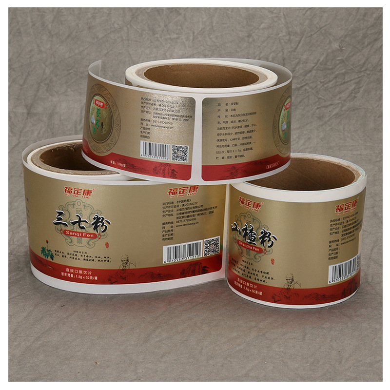 Nhãn tự dính cho thực phẩm bổ sung sức khỏe